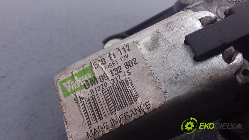 Opel Meriva 2006 motorek Stěrače: Zad: 09132802