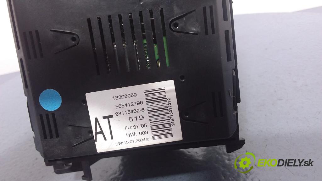 Opel Zafira 2005 Zobrazit: Rádio: / GPS 13159691
