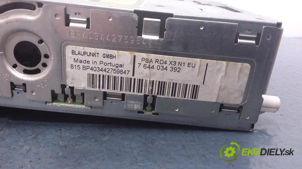 Citroen C5 2.0 hdi 2005 Radio I Navigácia: 9650574977