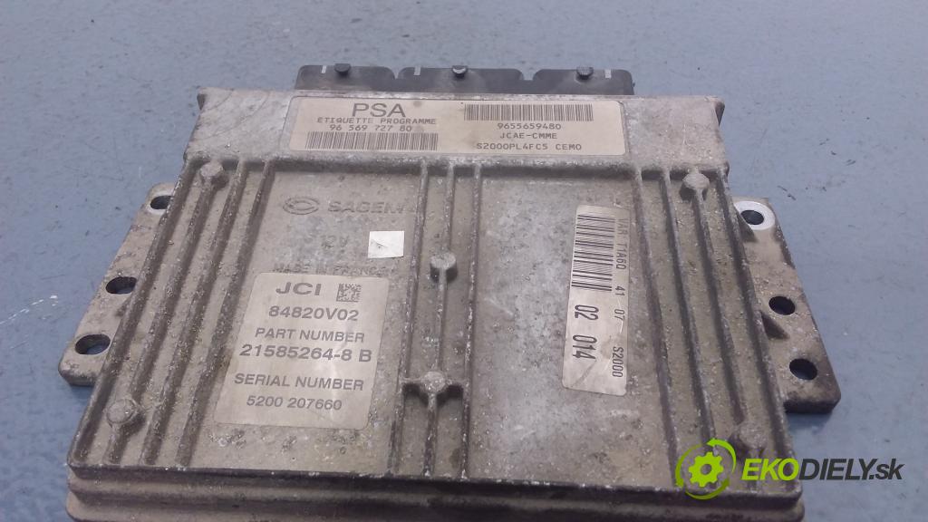 Peugeot 206 2005 riadiaca jednotka Motor: 9655659480