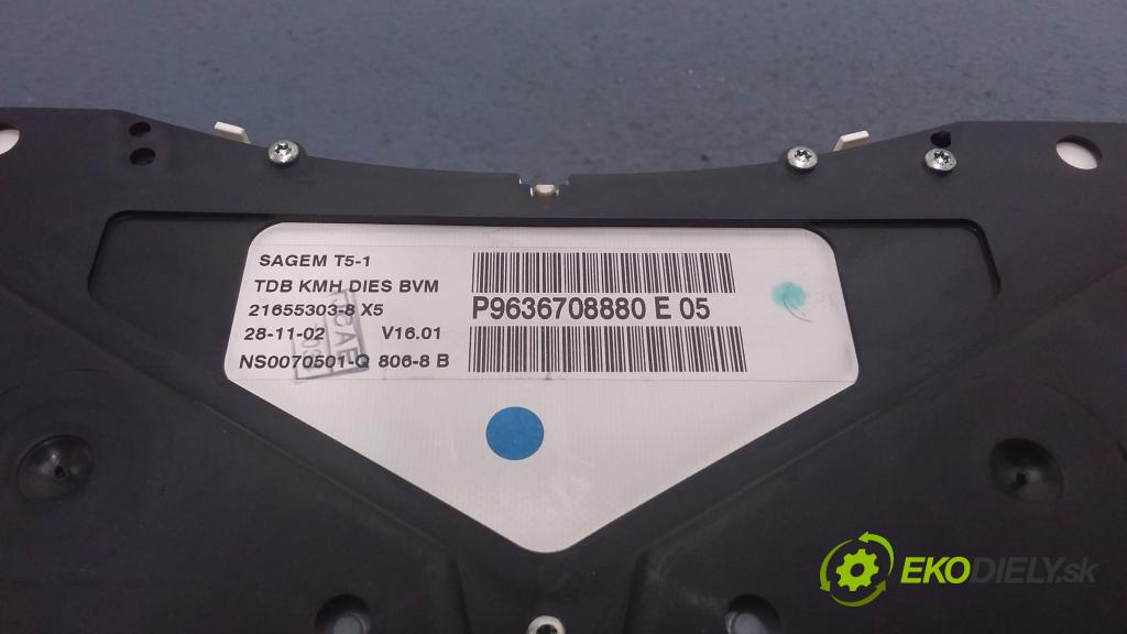 Peugeot 307 2003 riadiaca jednotka Motor: 9646449280