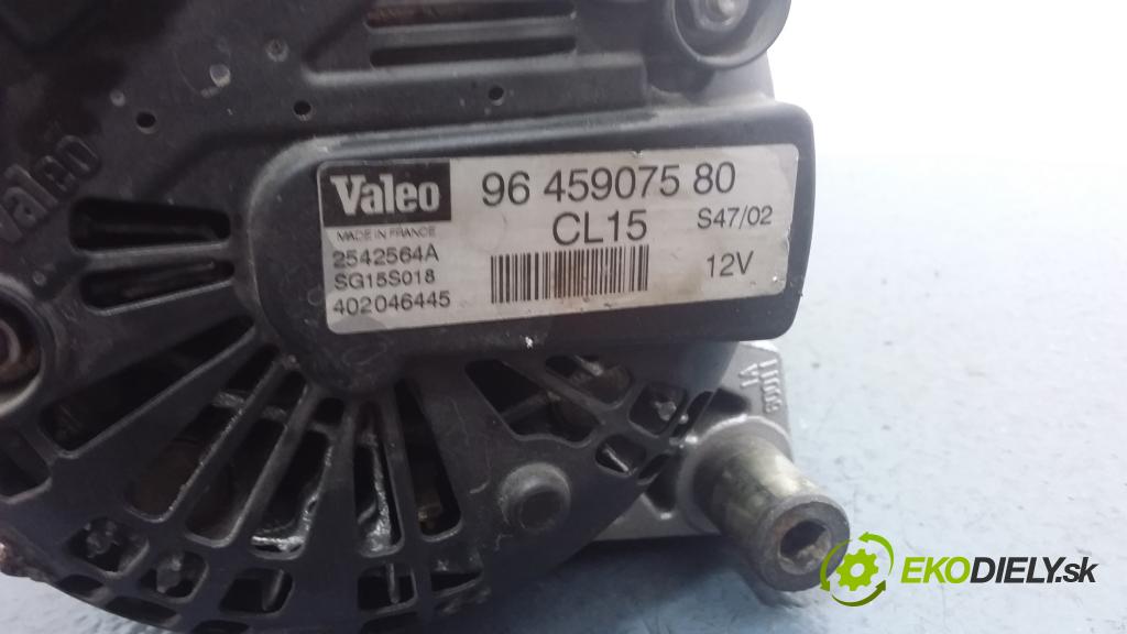 Peugeot 307 2003 Alternator 9645907580