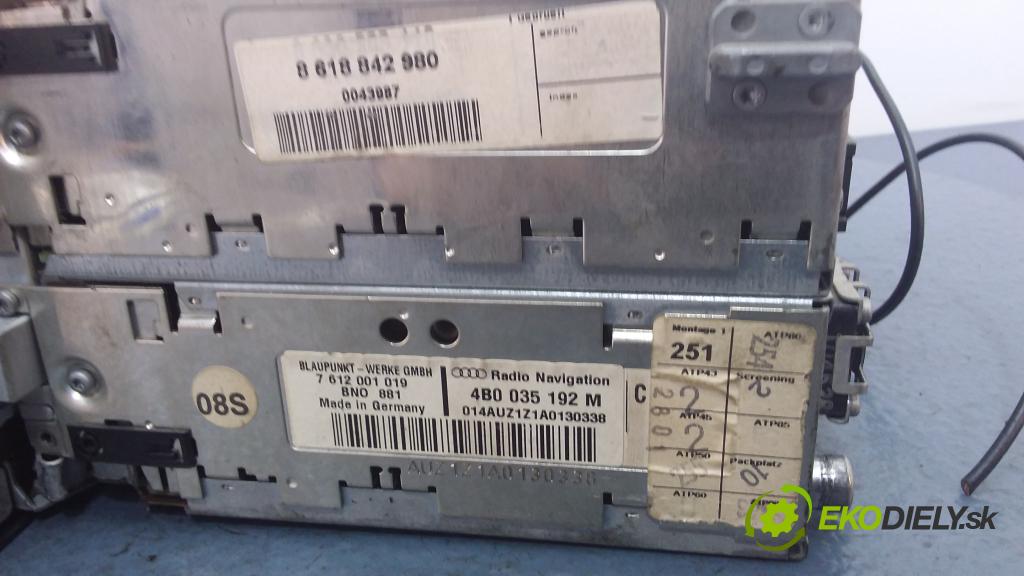 Audi A4 1999 Radio I Navigácia: 4B0035192M