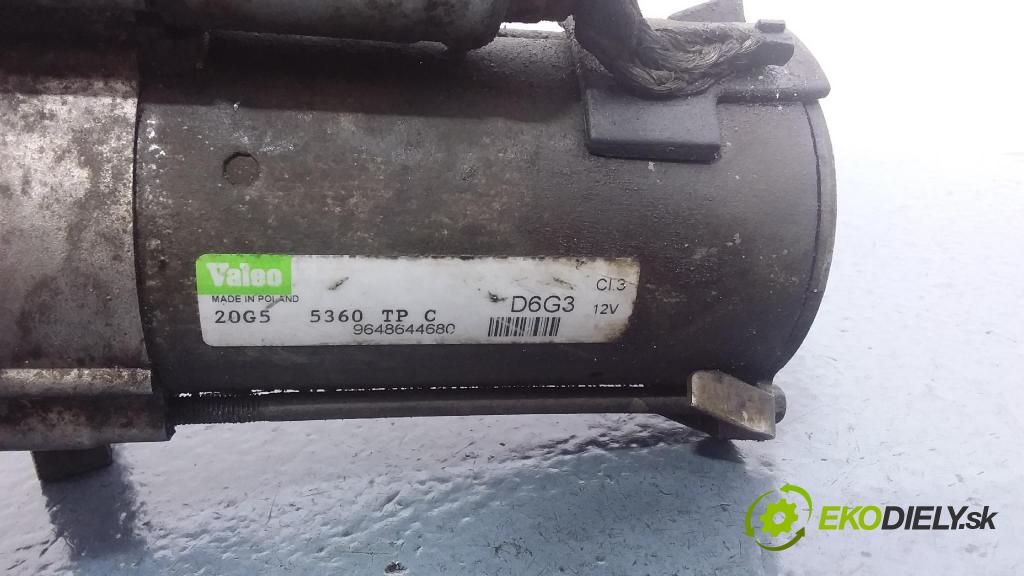 Peugeot 206 2005 štartér 9648644680