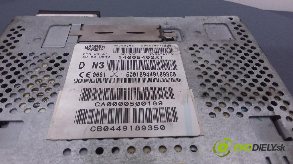 Citroen C8 2006 Radio I Navigácia: 14005402XT