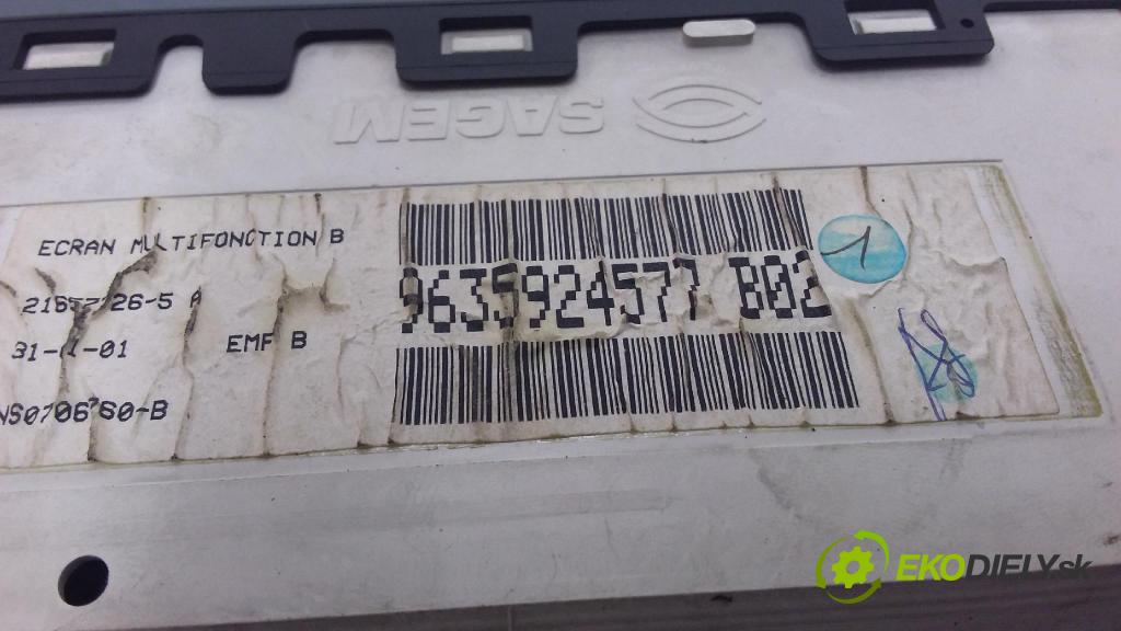 Citroen C5 2001 Zobrazit: Rádio: / GPS 9635924577