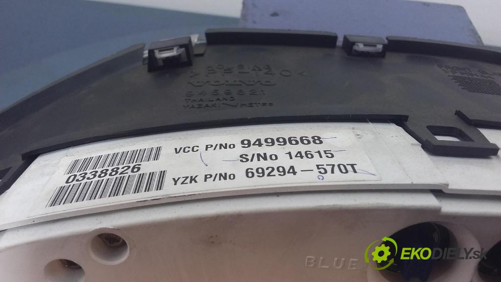 Volvo S60 2001 prístrojovka/ budíky 69294-570T