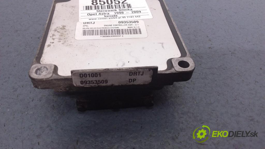 Opel Astra 2000 riadiaca jednotka Motor: 09353509