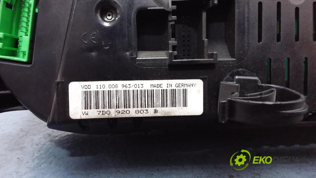 Volkswagen Transporter 2000 prístrojovka/ budíky 7D0920803B
