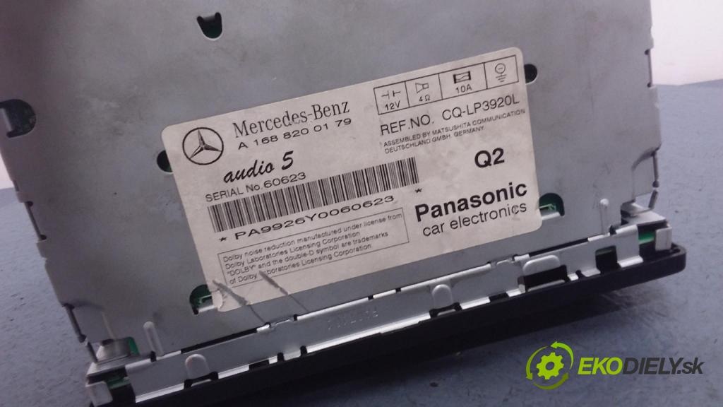 Daimlerchrysler A 170 2000 Radio I Navigácia: A1688200179