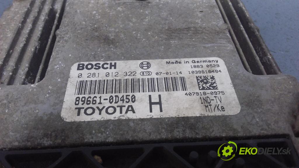 Toyota Yaris 2007 riadiaca jednotka Motor: 89661-0D450