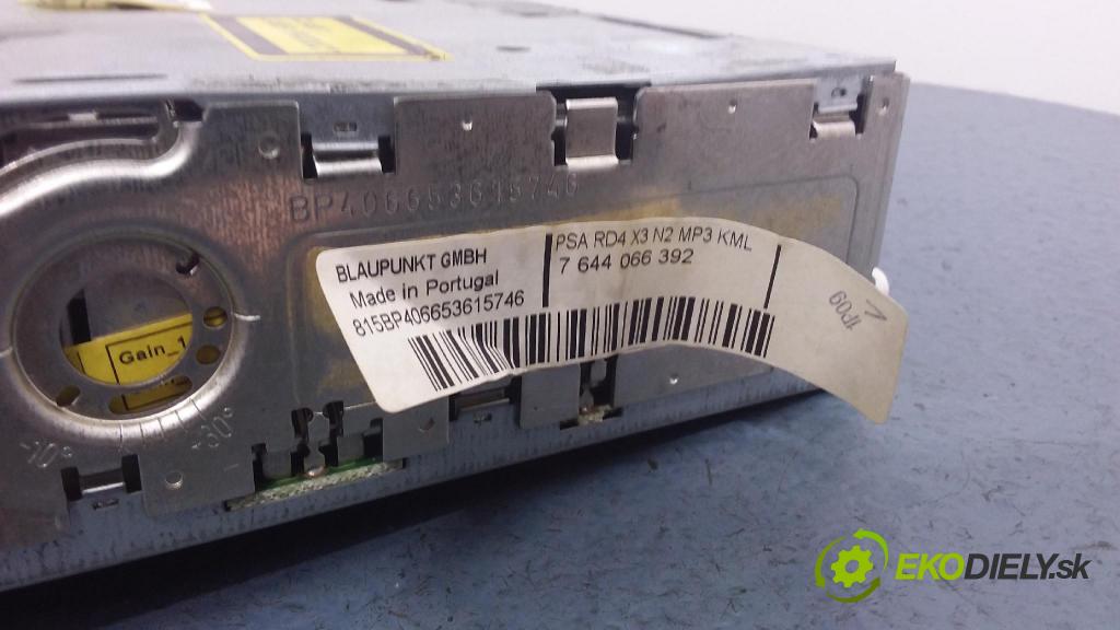 Citroen C5 2005 Radio I Navigácia: 7644066392