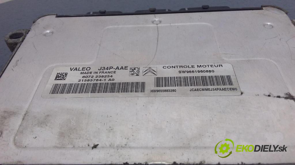 Peugeot 206 sw 2005 řídící jednotka Motor: 9661960880