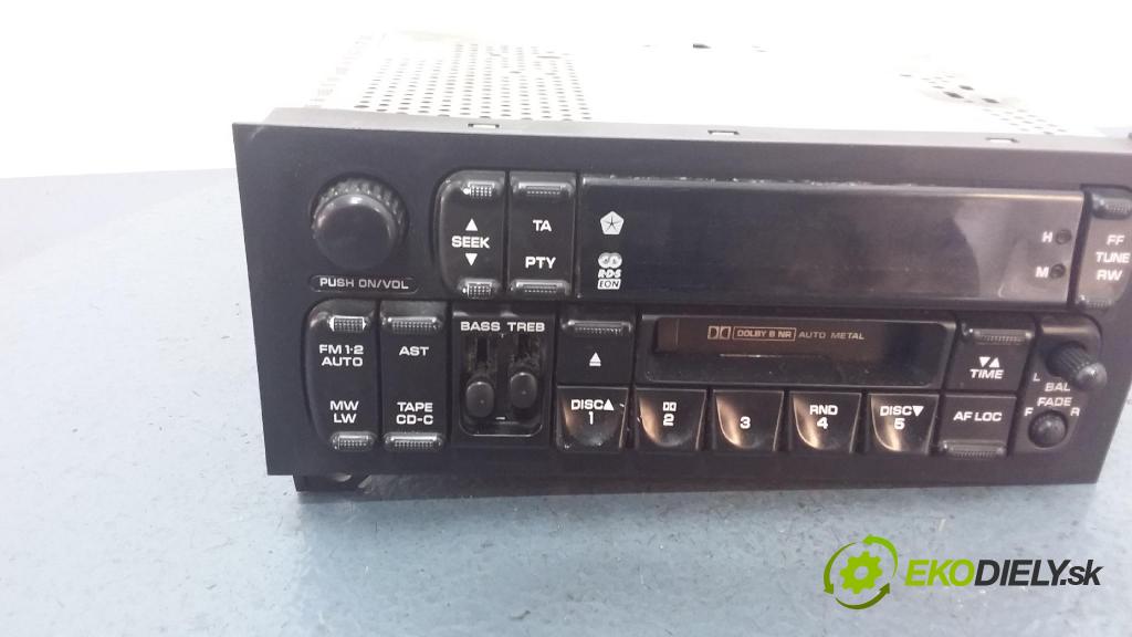 Chrysler Grand voyager 1999 Radio I Navigácia: P04859504AD