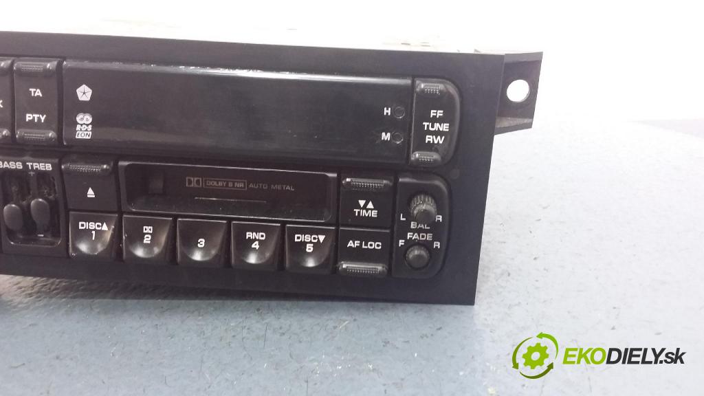 Chrysler Grand voyager 1999 Radio I Navigácia: P04859504AD