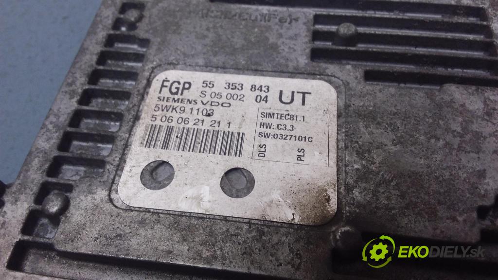 Opel Zafira 2005 riadiaca jednotka Motor: 55353843