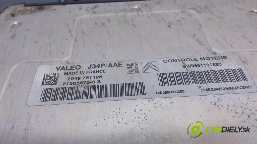 Citroen Berlingo 2007 riadiaca jednotka Motor: 9661191880
