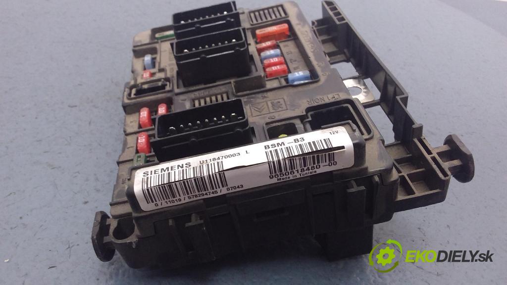 Citroen Berlingo 2007 skříňka Pojistky 9650618480-00