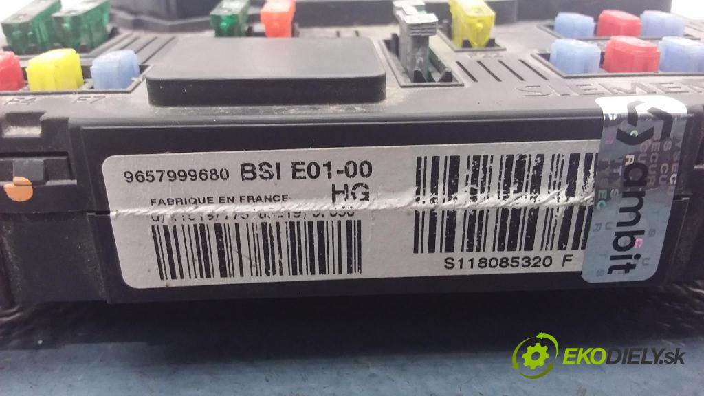 Citroen Berlingo 2007 skříňka Pojistky 9657999680