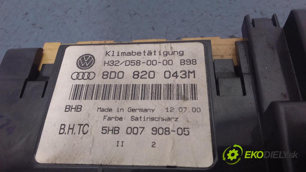 Audi A4 2000 prepínač Klimatizácia: Prúd vzduchu: 8D0820043M