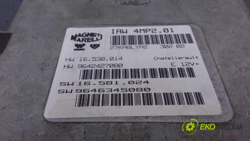 Citroen C5 0 řídící jednotka Motor: 9646345080