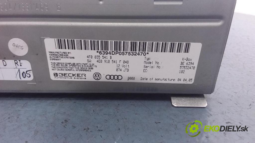 Audi A6 2005 Zesilovač: 4F0035541B