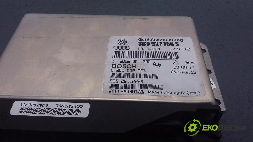 Volkswagen Passat 2004 řídící jednotka Truhly: Ozubené kola: 3B0927156S