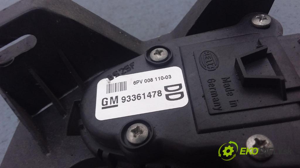 Opel Meriva 2006 pedal Plyn: 93361478DD