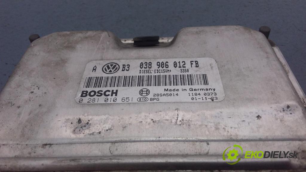 Volkswagen Bora 1.9 tdi 2002 riadiaca jednotka Motor: 038906012FB