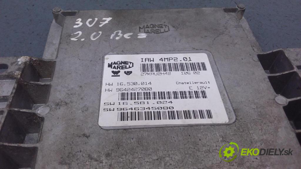 Peugeot 307 2002 riadiaca jednotka Motor: 9646345080