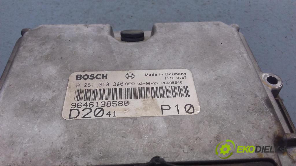 Peugeot Boxer 2002 řídící jednotka Motor: 9646138580