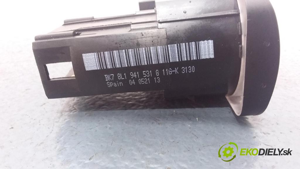 Audi A3 2000 Přepínač Světel: 8L1941531G