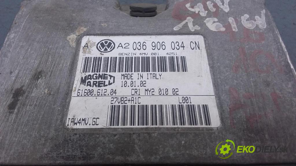 Volkswagen Golf 2001 riadiaca jednotka Motor: 036906034CN
