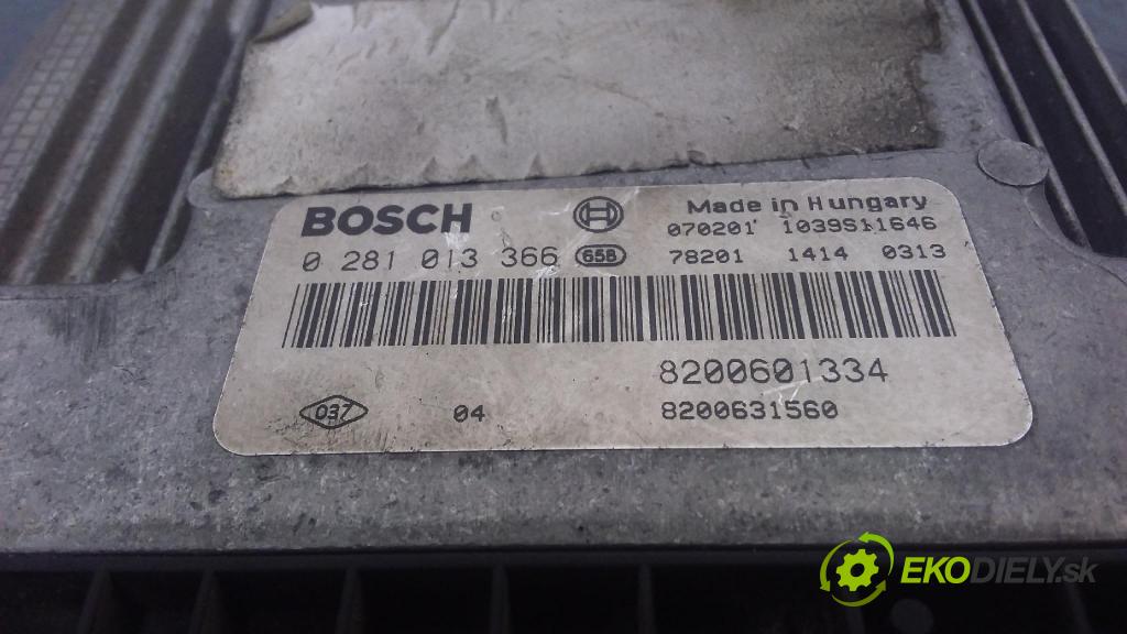 Renault Megane scenic 2007 riadiaca jednotka Motor: 8200601334