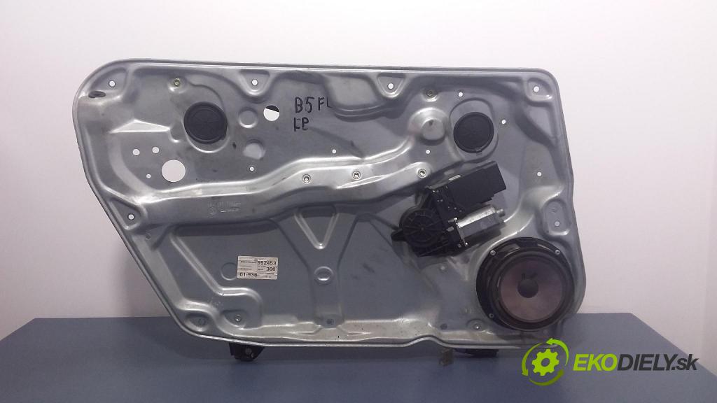 Volkswagen Passat 2000 mechanismus stahování Sklenka: před Levý: 3B4837751LD
