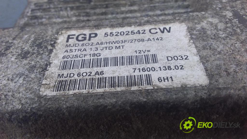 Opel Astra 2006 riadiaca jednotka Motor: 55202542