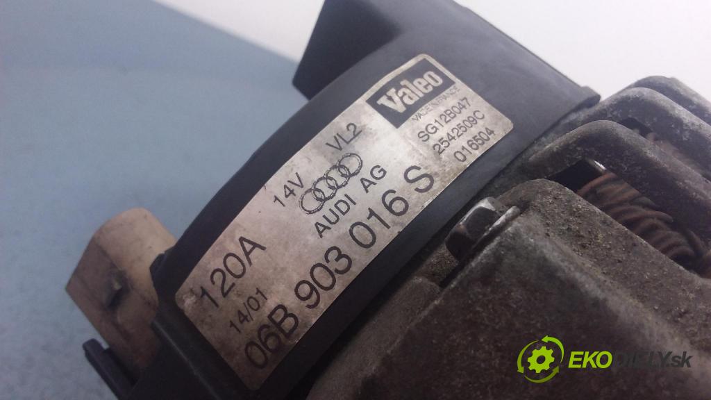 Audi A4 2001 Alternator 06B903016S
