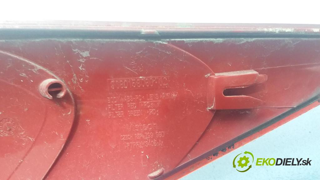 Peugeot 207 2007 světlo Zad: levá Mimo: 9680158080