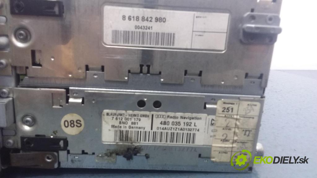 Audi Allroad 2000 Radio I Navigácia: 4B0035192L
