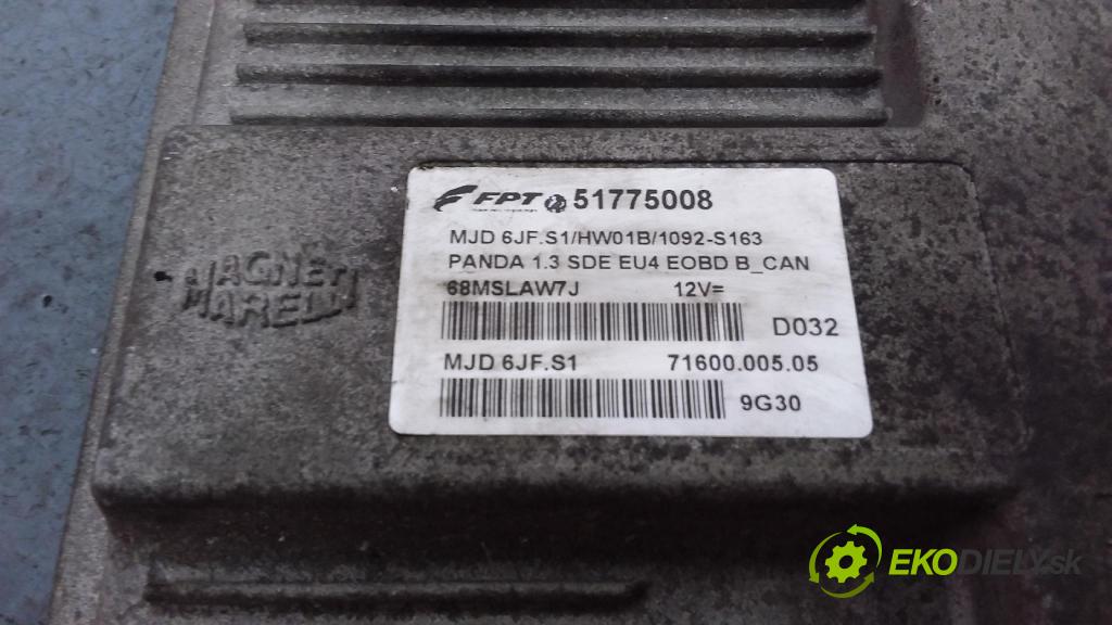 Fiat Panda van 2009 riadiaca jednotka Motor: 51775008