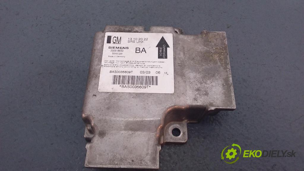 Opel Vectra-c 2003 řídící jednotka SRS x 13102022
