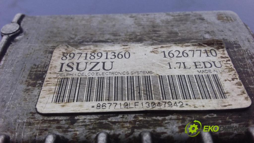 Opel Astra-g 2001 řídící jednotka 8971891360