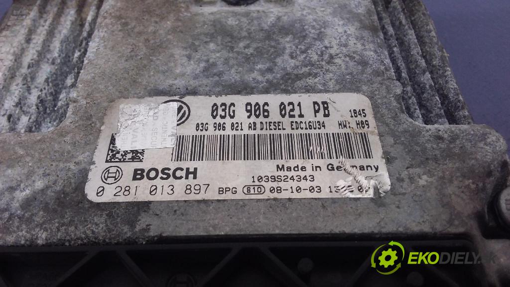 Volkswagen Passat 2008 řídící jednotka Motor: 03G906021PB