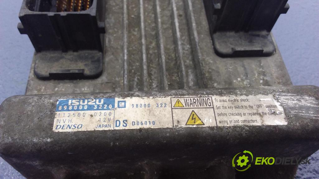 Opel Meriva 2004 riadiaca jednotka Motor: 98000322