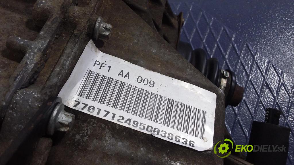 Opel Movano 2002 převodovka Ozubené kola: Manualna PF1AA009