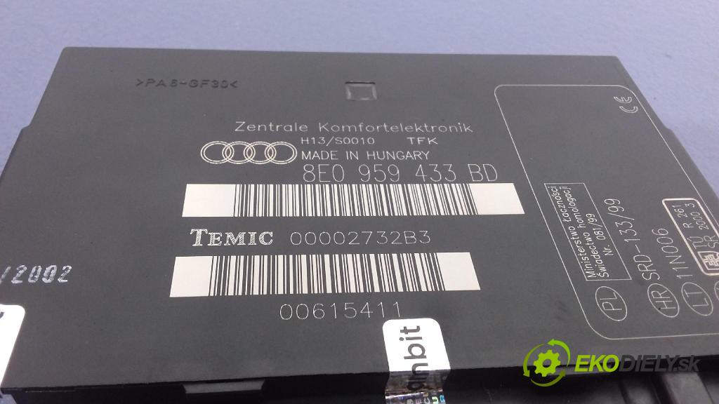 Audi A4 2002 řídící jednotka Komfortu 8E0959433BD