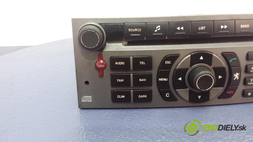 Peugeot 407 sw 2.0 hdi 2005 Radio I Navigace: 96565708YW