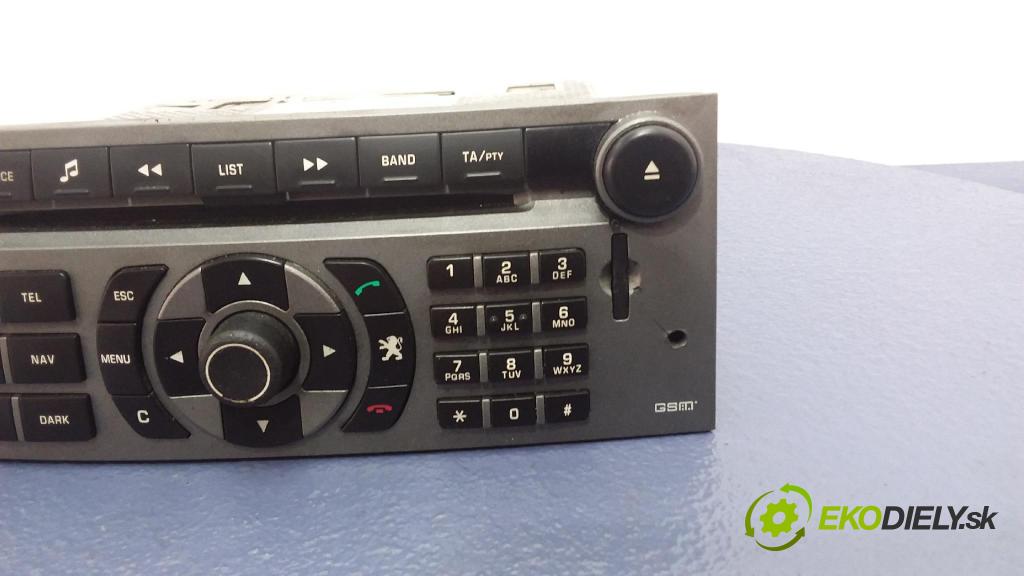 Peugeot 407 sw 2.0 hdi 2005 Radio I Navigace: 96565708YW