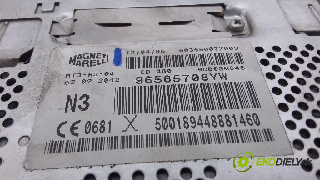 Peugeot 407 sw 2.0 hdi 2005 Radio I Navigace: 96565708YW