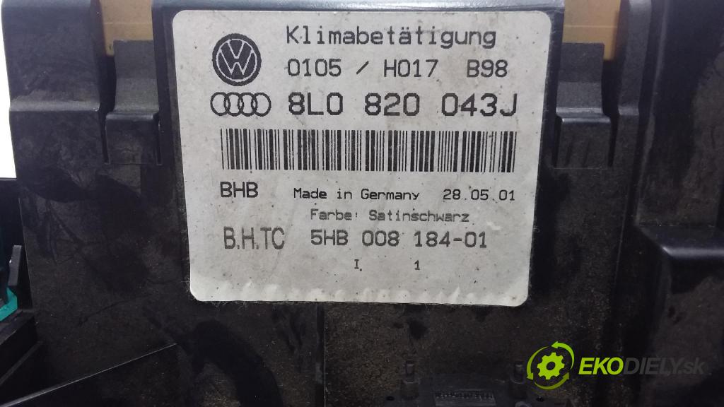 Audi A3 2001 Přepínač Klimatizace: Proud vzduchu 8L0820043J